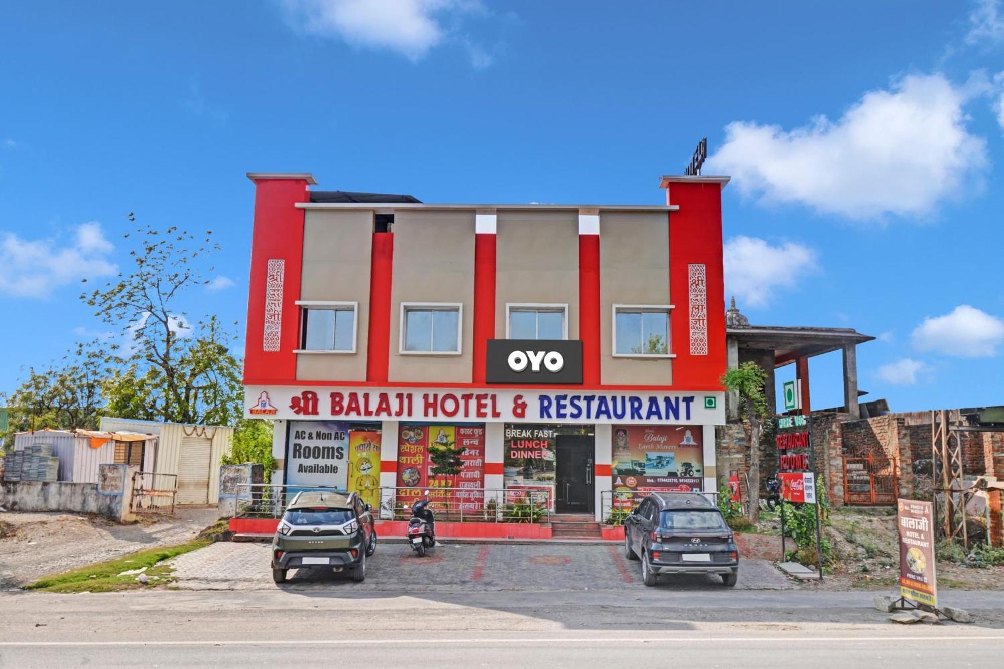 Hotel O Shree Balaji Hotel & Restaurant Bedla Eksteriør bilde