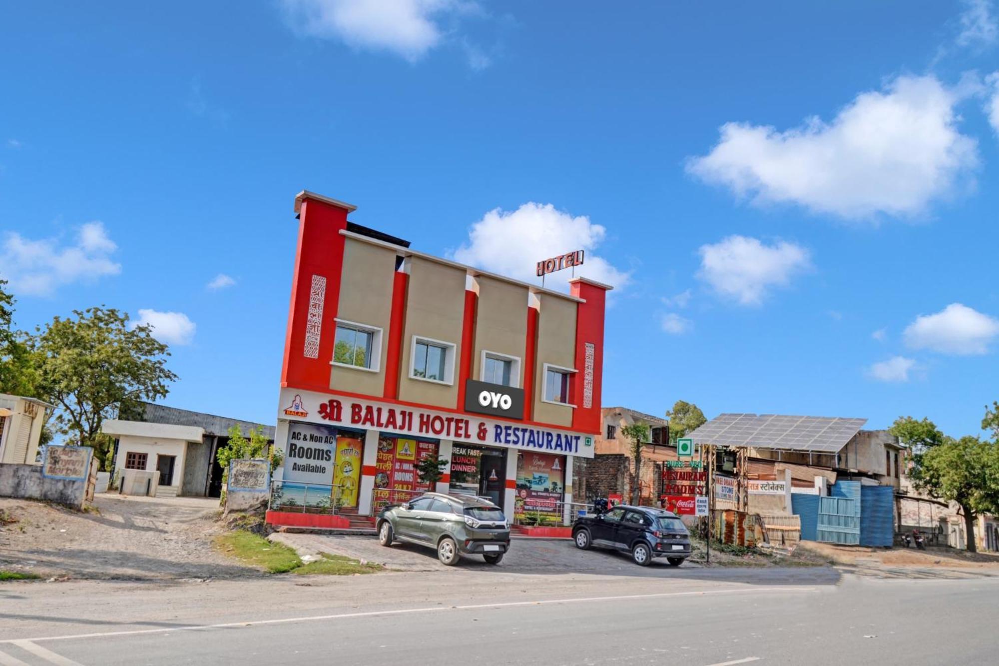 Hotel O Shree Balaji Hotel & Restaurant Bedla Eksteriør bilde